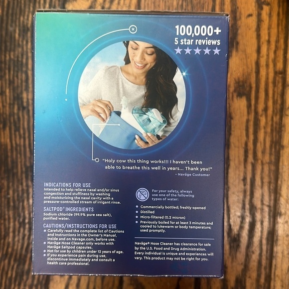 Navage nasal care brand new in seal box - Picture 5 of 10
